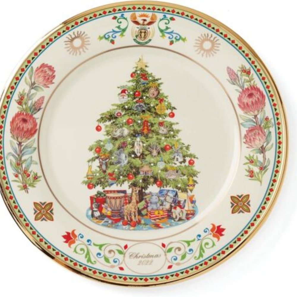 Lenox 2022 Trees Around the World Collector's Plate South Africa New in Box